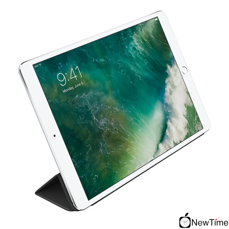 Apple Leather Smart Cover for iPad 7 10.2"/Air 3/Pro 10.5" - Black (MPUD2)